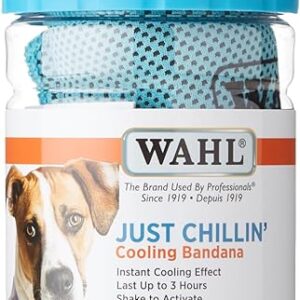 Wahl Canada Cooling Bandana, Instant Cooling Dog Bandana, Pet Bandana, Pet Dog Bandana, Stay Cool Up To 3hrs, Keeps Dog Cool & Refreshed - Model 58485