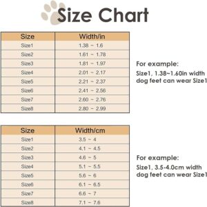 XSY&G Dog Boots,Waterproof Dog Shoes,Dog Booties with Reflective Rugged Anti-Slip Sole and Skid-Proof,Outdoor Dog Shoes for Medium to Large Dogs 4Pcs-Size7 - Image 2