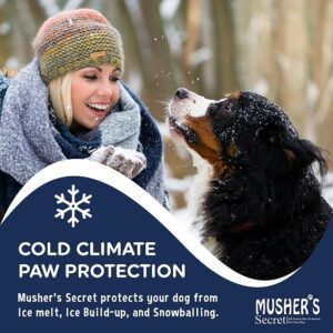 Mushers Secret Dog Paw Wax (2.1 Oz): All Season Pet Paw Protection Against Heat, Hot Pavement, Sand, Dirt, Snow - Great for Dogs on Trails and Walks! - Image 3