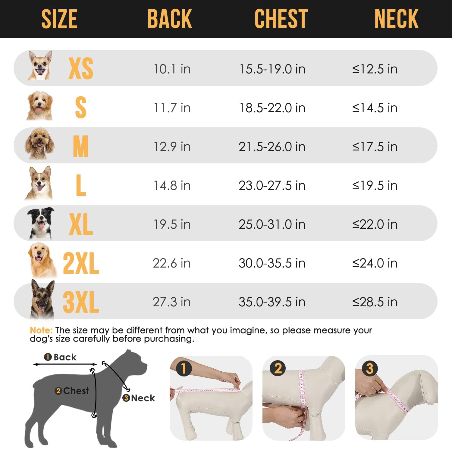 AUTOWT Waterproof Dog Raincoat, Clear Hooded Double Layer Dogs Rain Jacket for Small Medium Large Dogs, Dog Poncho with Reflective Strip Adjustable Velcro Straps and Storage Pocket - Image 2