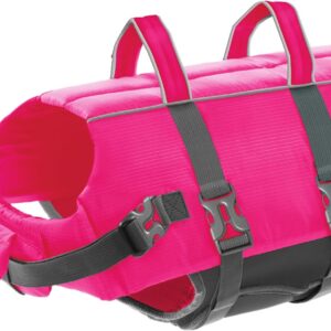 Outward Hound Granby Splash Pink Dog Life Jacket, Large