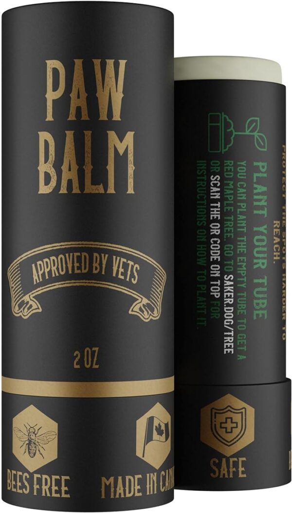 S?ker Dog Paw Balm | Veterinarian-Approved Paw Moisturizer for Dry, Cracked, and Rough Paws | Handmade in Canada | Heals, Repairs, and Protect Dog Paws Naturally