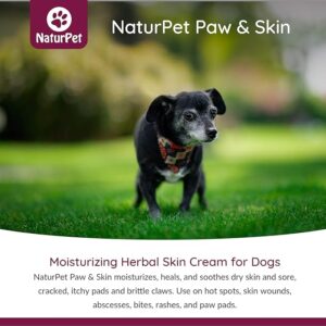 Naturpet Paw & Skin | 100% Natural Healing Cream for Dog Paws | 2 oz | For Cracked & Brittle Paws | Wound Care - Image 5